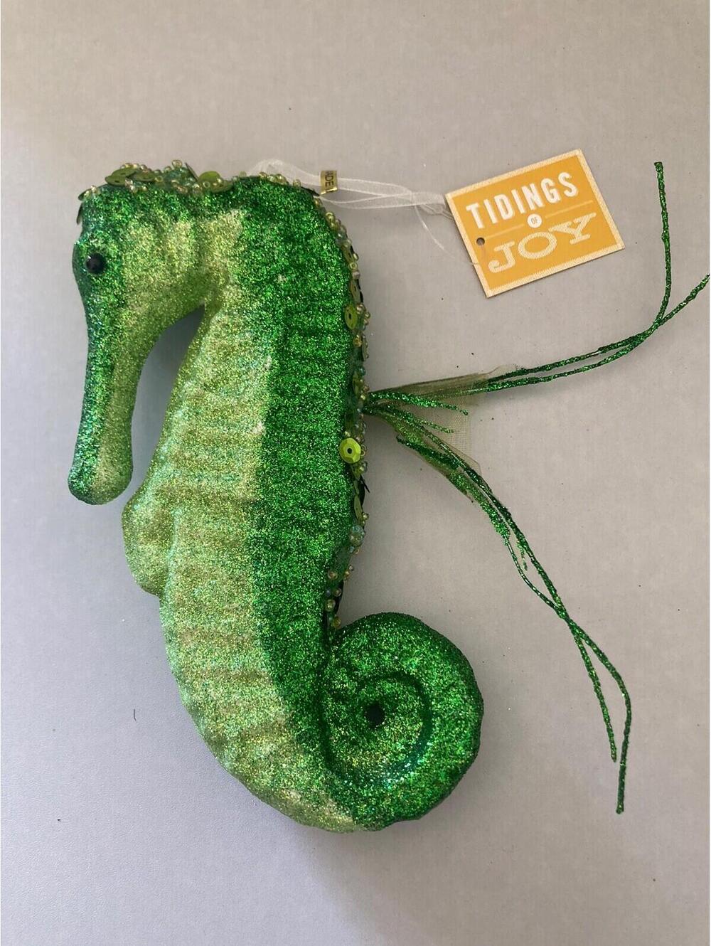 Kohls St. Nicholas Square Multicoastal Christmas Ornament Seahorse Green